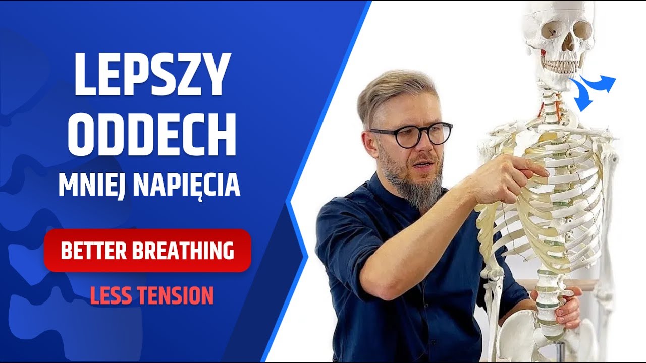 GŁĘBSZY ODDECH, ból w klatce, neuralgia międzyżebrowa - automasaż - dr n. med. Marcin Wytrążek