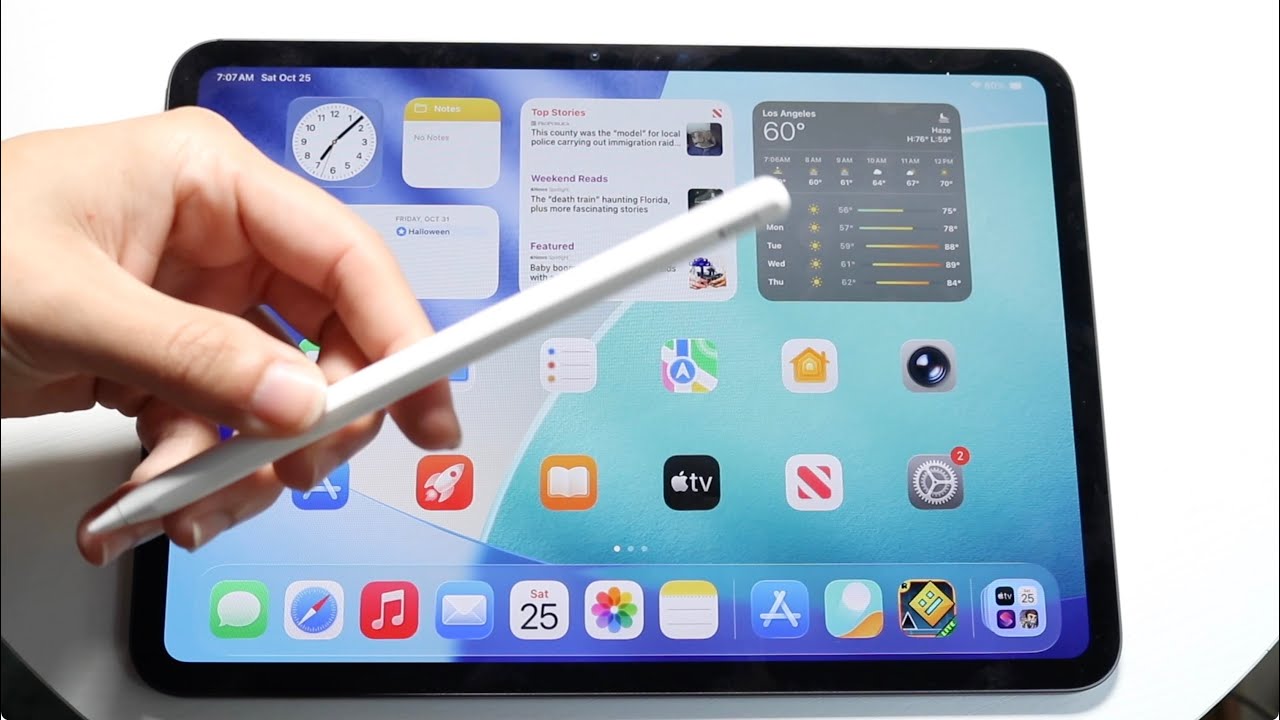Как подключить Apple Pencil к iPad Pro M5!
