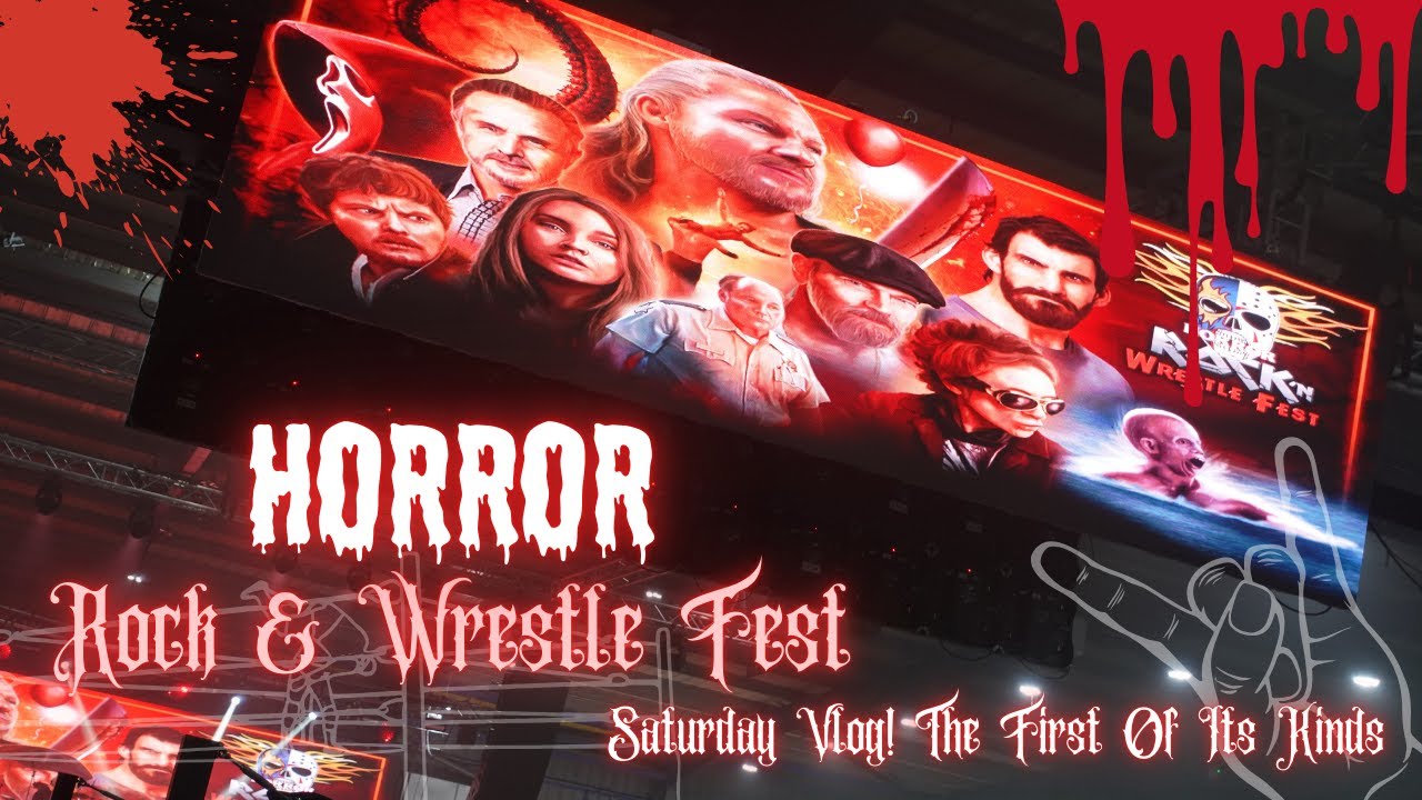 The First EVER Horror Rock And Wrestle Fest 2025! Saturday Vlog! Great Success & Good Vibes!