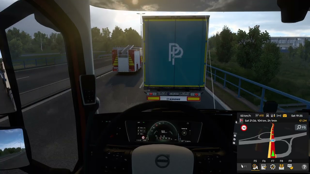 Euro Truck Simulator 2 Delivery rough terrain forklift across Germany (12 t) №7