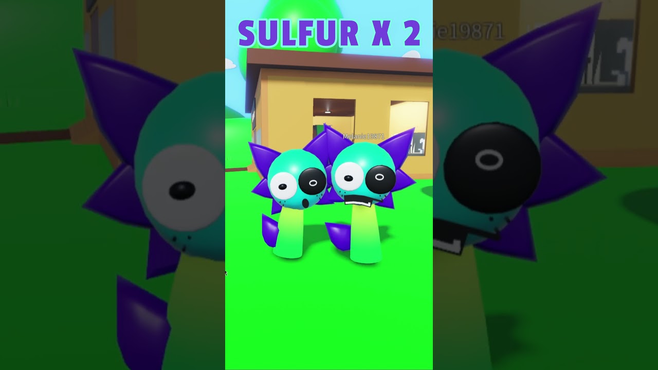 SULFUR GANG #sprunki #roblox (3D Sprunki RP And Animations)