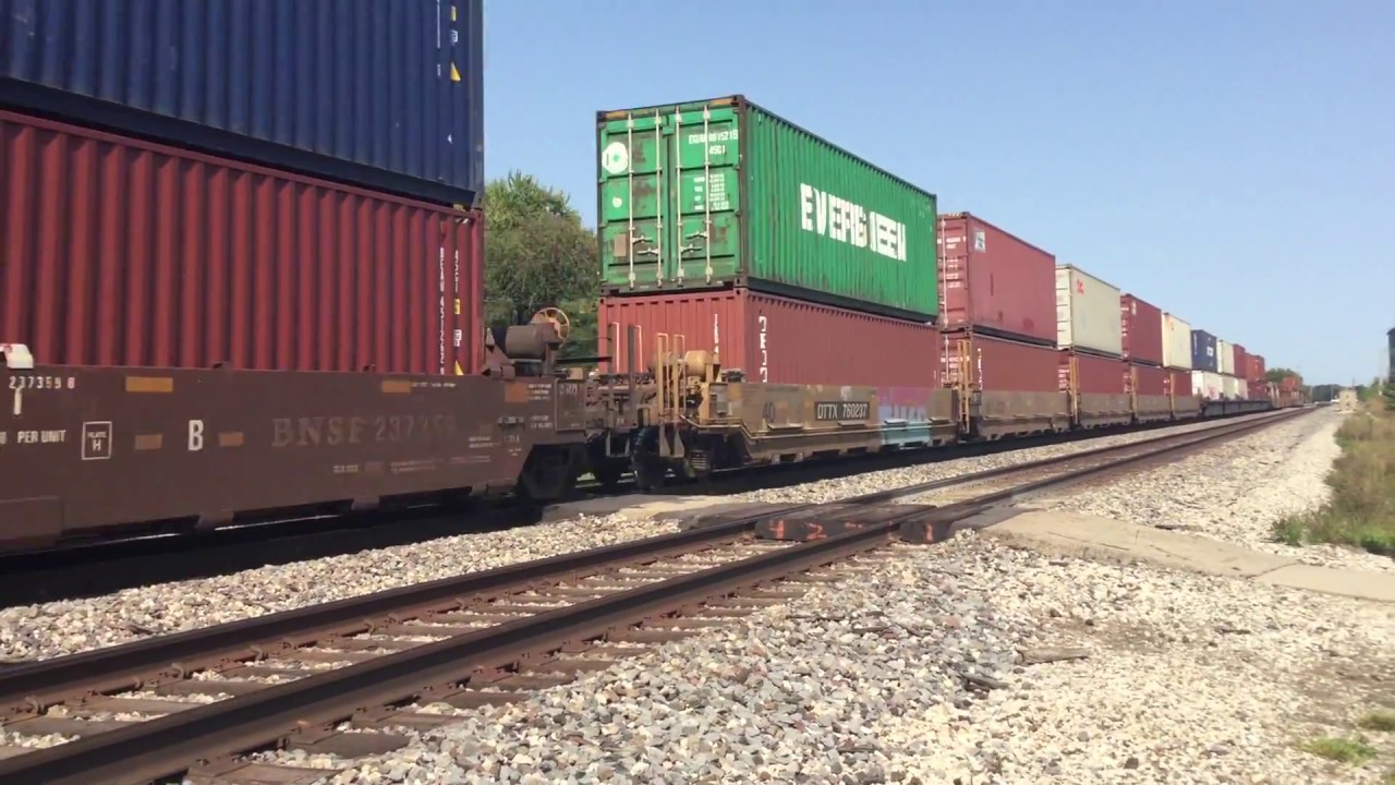 A busy early/mid afternoon on the BNSF Chillicothe sub in Mazon, IL 09/10/17