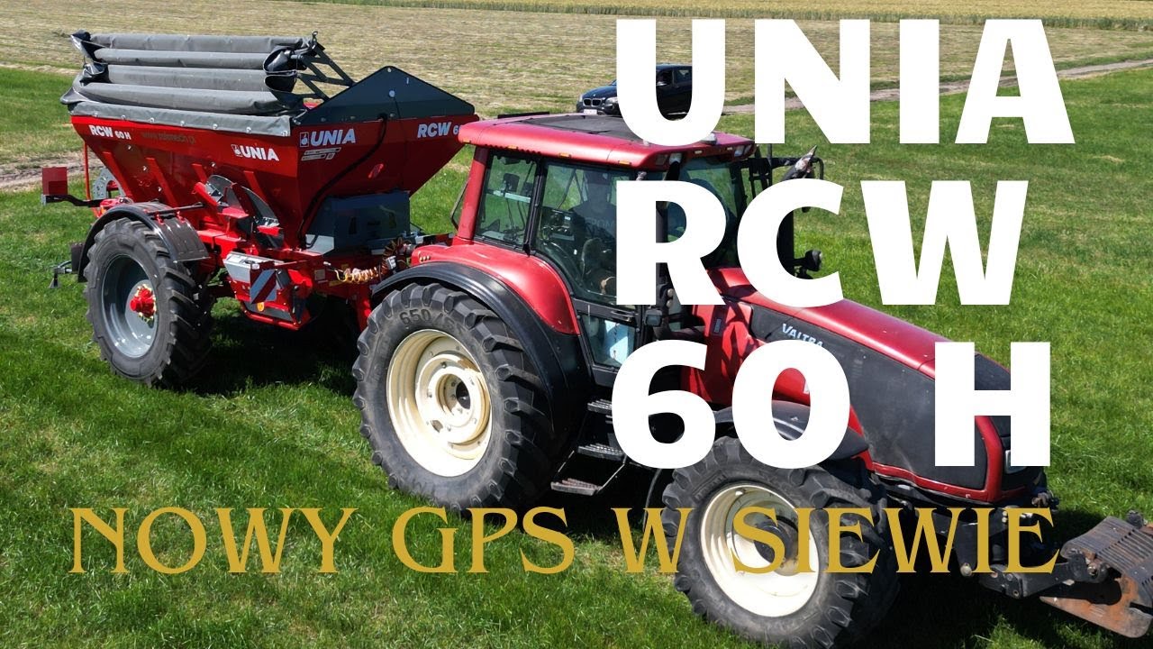 Rozsiewacz UNIA RCW 60H - kolejny sprzedany u nas! ROLMECH