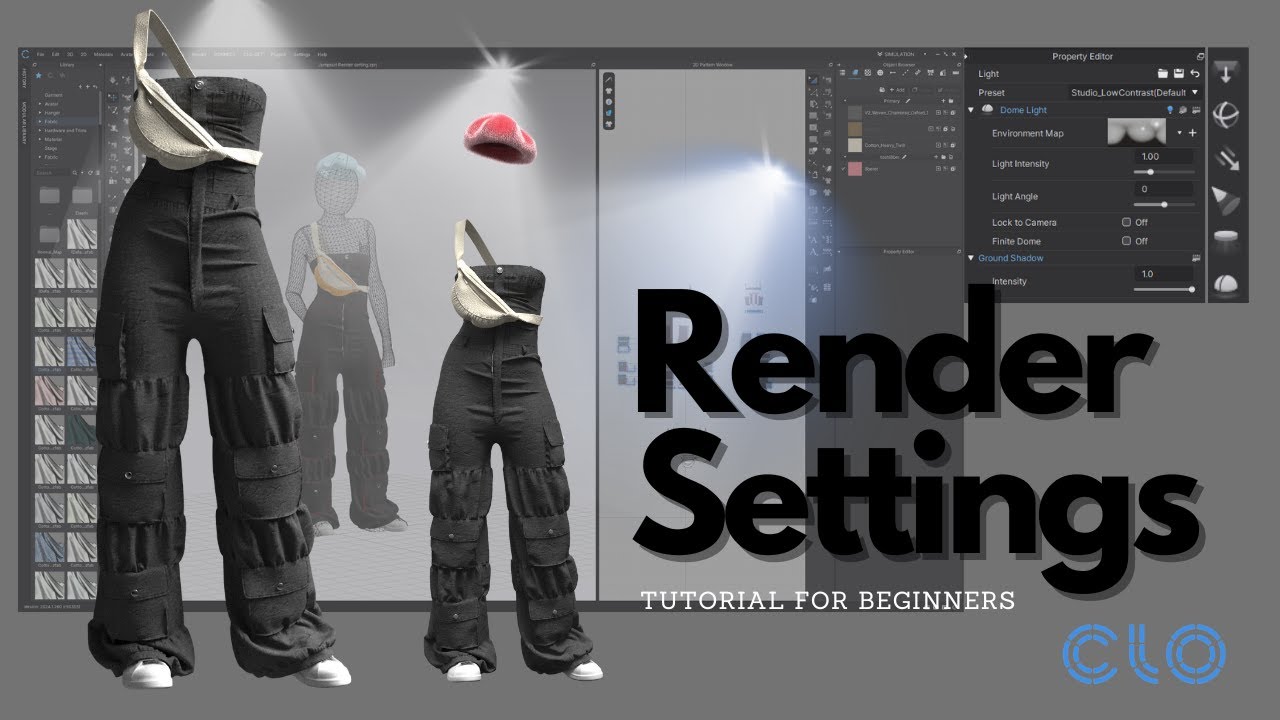 Easy Render Settings in CLO 3D: Make Your Designs Pop!