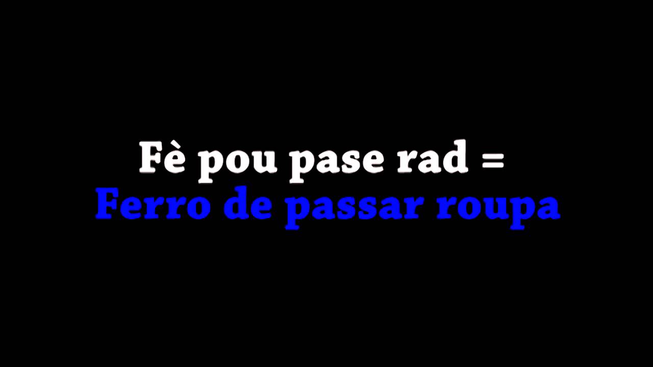 Diferan tip de rad (kreyòl pòtigè) (Portugês crioulo)