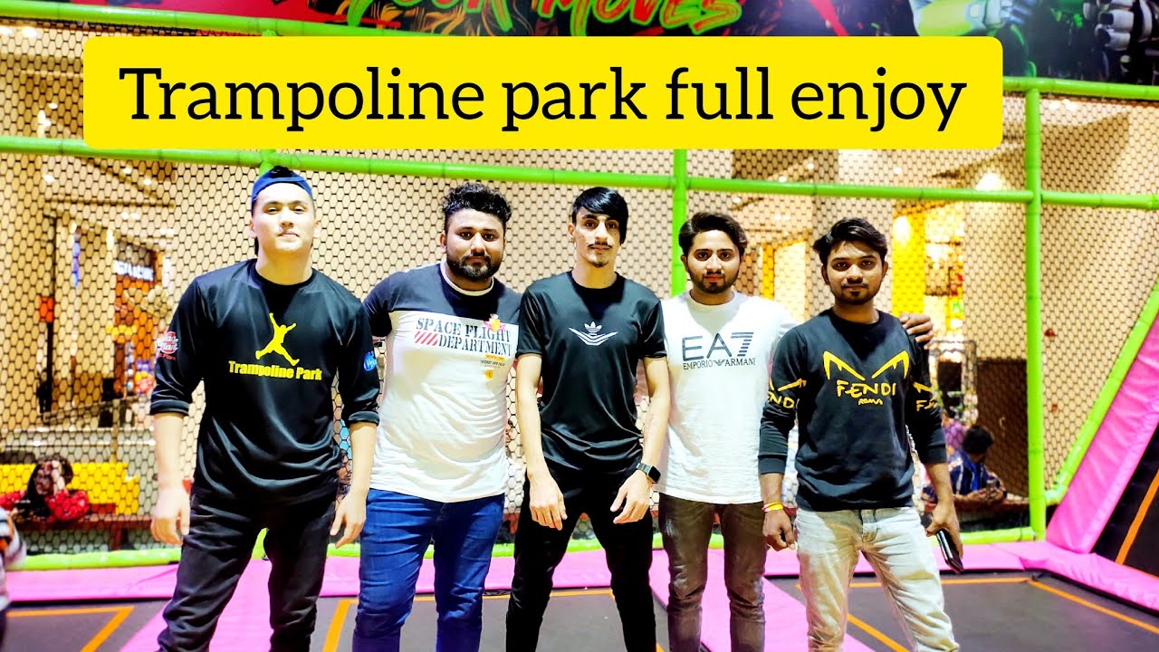 Trampoline park vlog full enjoy  - Amanah mall lahore  |Qambbar talib |