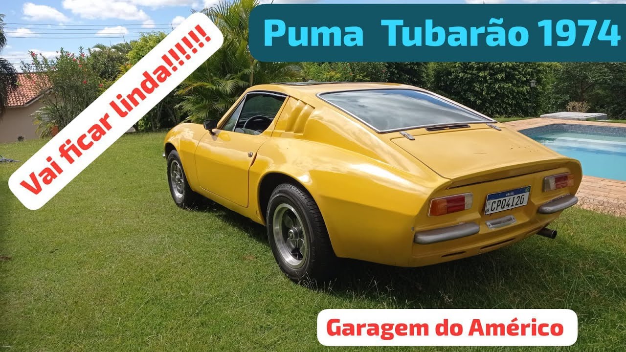 RESTAURA&Ccedil;&Atilde;O DO PUMA TUBAR&Atilde;O 1974. AMARELO, VAI PARA FUNILARIA