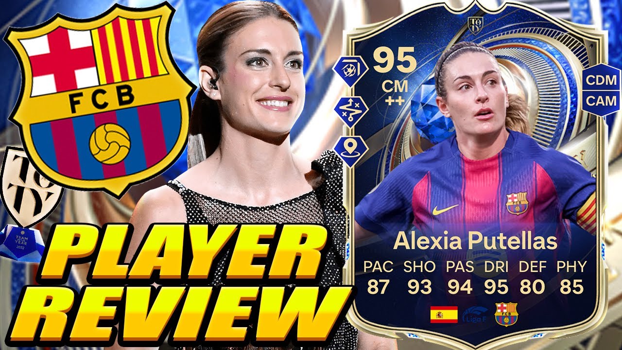 She CONTROLS THE ENTIRE GAME&hellip; 🧠🔥 95 TOTY Putellas Review! 95 Putellas Team of the Year Review! TOTY