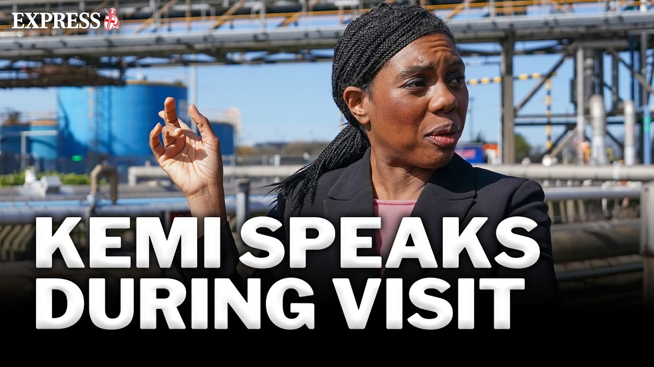 Kemi Badenoch speaks out during visit to Teeside Chemical Plant