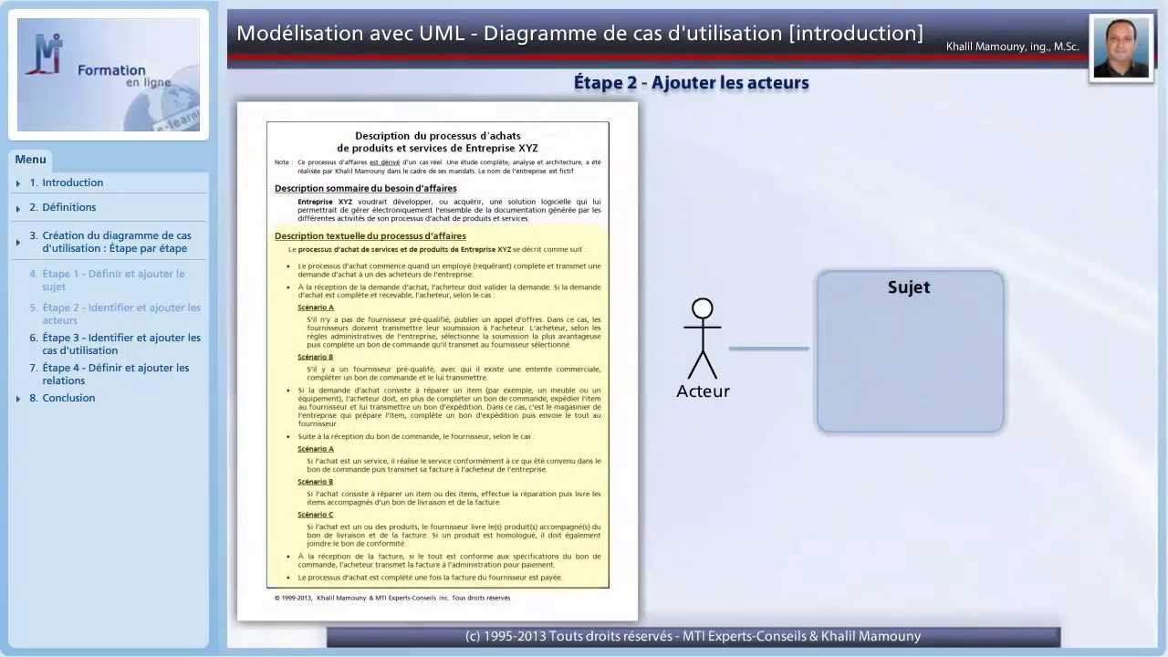 Modélisation avec UML - Diagramme de cas d'utilisation [Introduction]