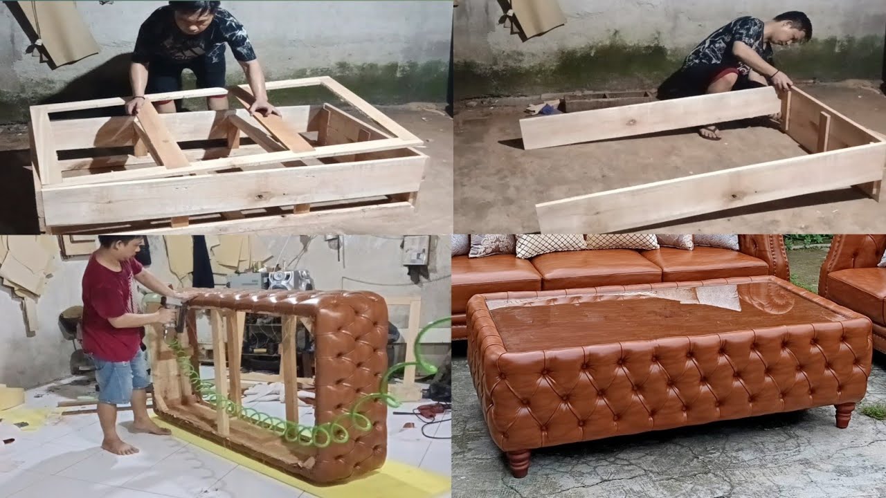 CARA MEMBUAT MEJA SOFA | MEJA RUANG TAMU