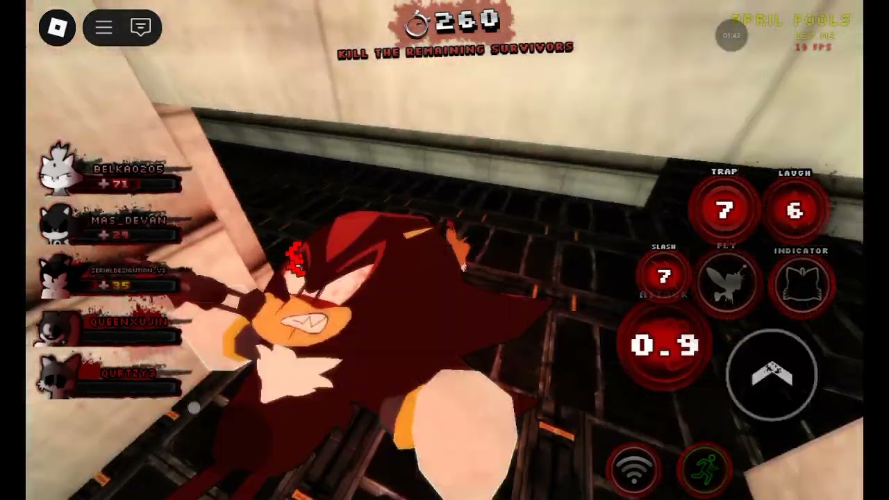 Tails Doll destroying a whole survivor team(Sonic:the)