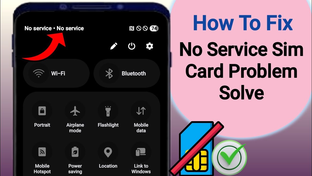 How to Fix No Service Sim Card Problem On Android 2025 || Sim Card No Service Problem Solve 