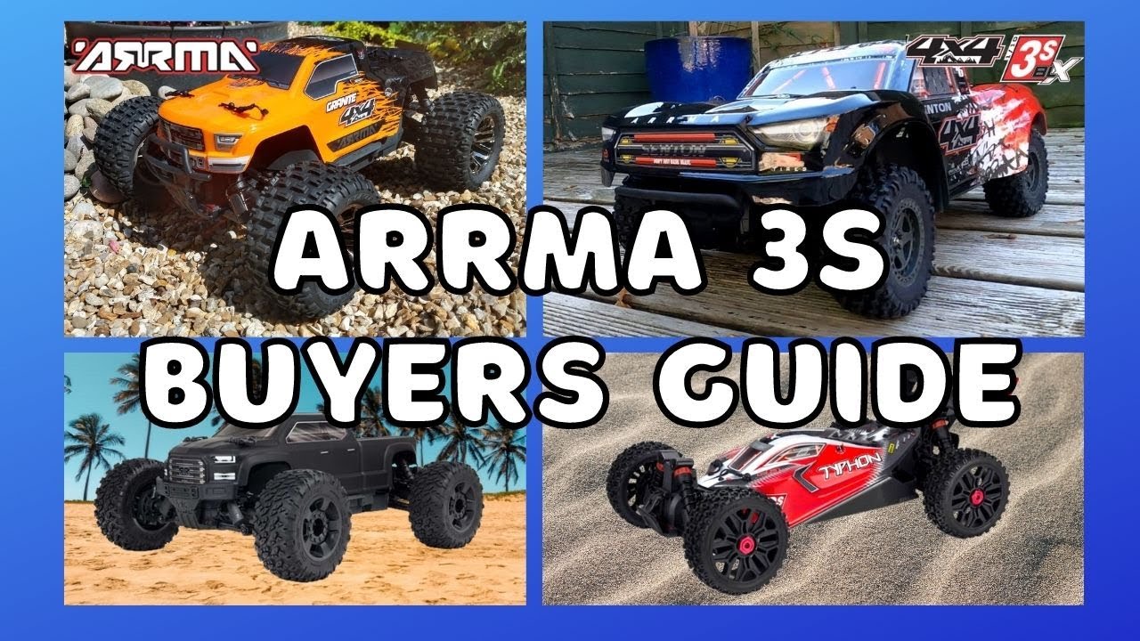 Arrma 3s Review and Comparison. Buyers Guide, Granite, Big Rock, Senton, Typhon, Vorteks.