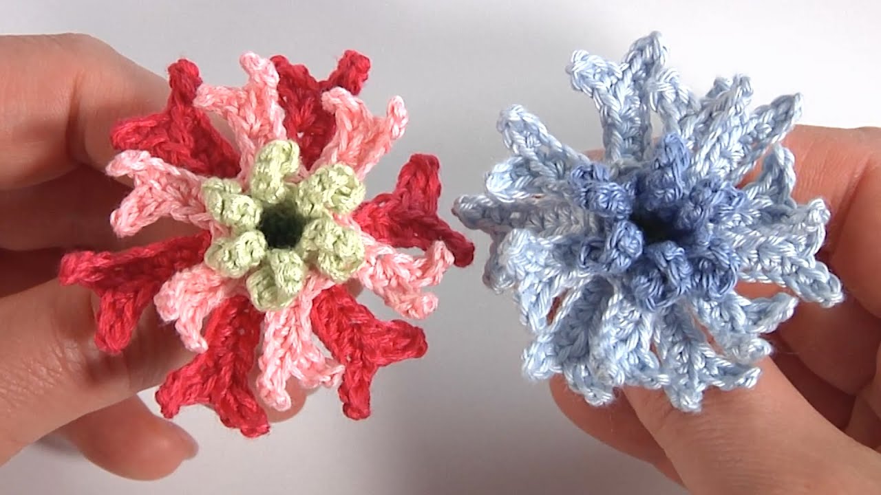 Ravishing! How to DO Crochet 3D Flower /Free Crochet Video Pattern/Author's Design