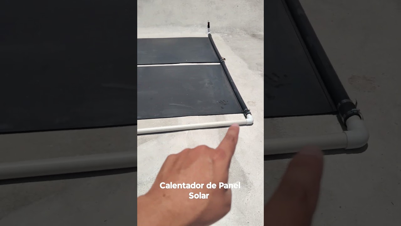Instalaci&oacute;n de Calentador de  Panel Solar para albercas #construction #arquitectura #constructora