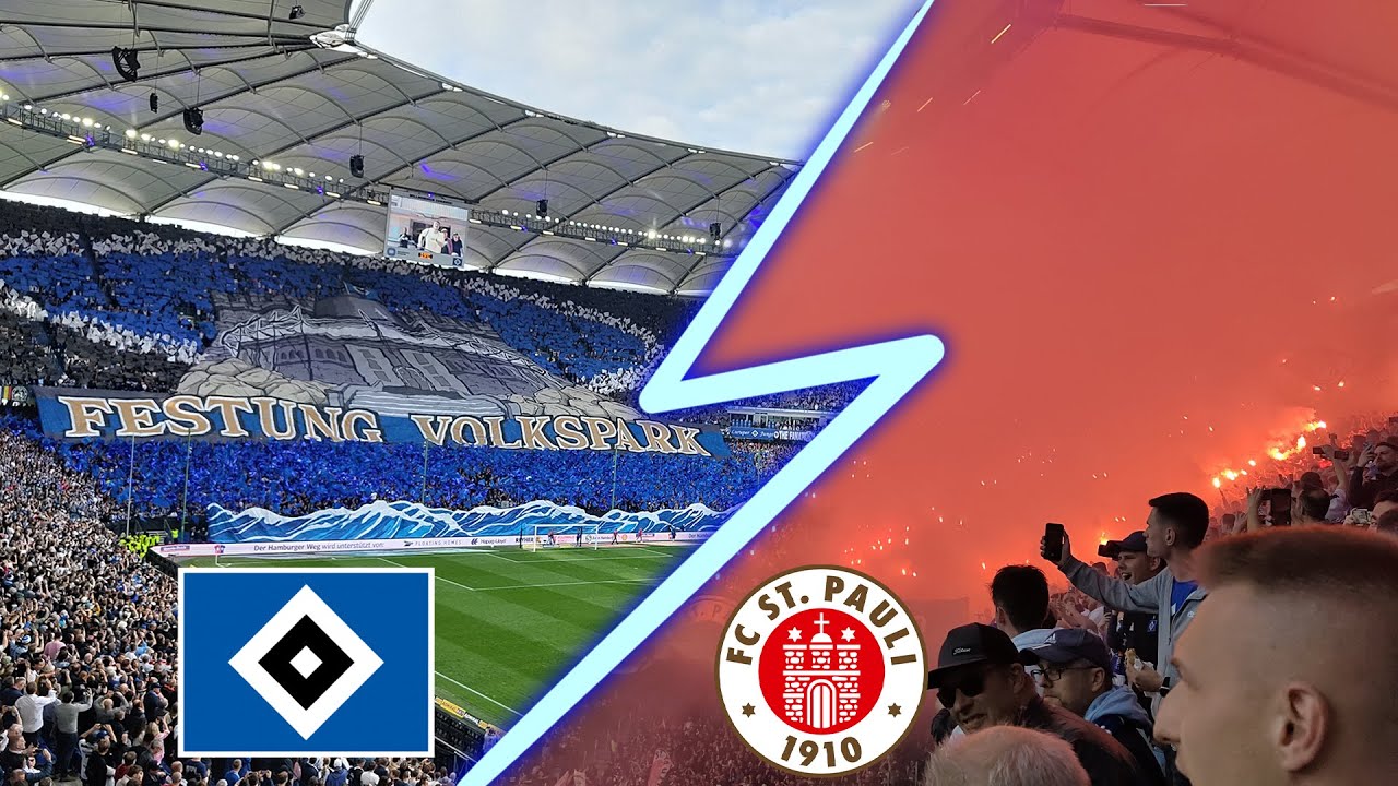 STADIONBESUCH beim SPEKTAKULÄREN DERBYSIEG HSV gegen FC ST. PAULI💙🖤🤍 | Nordderby HSV gegen St. Pauli