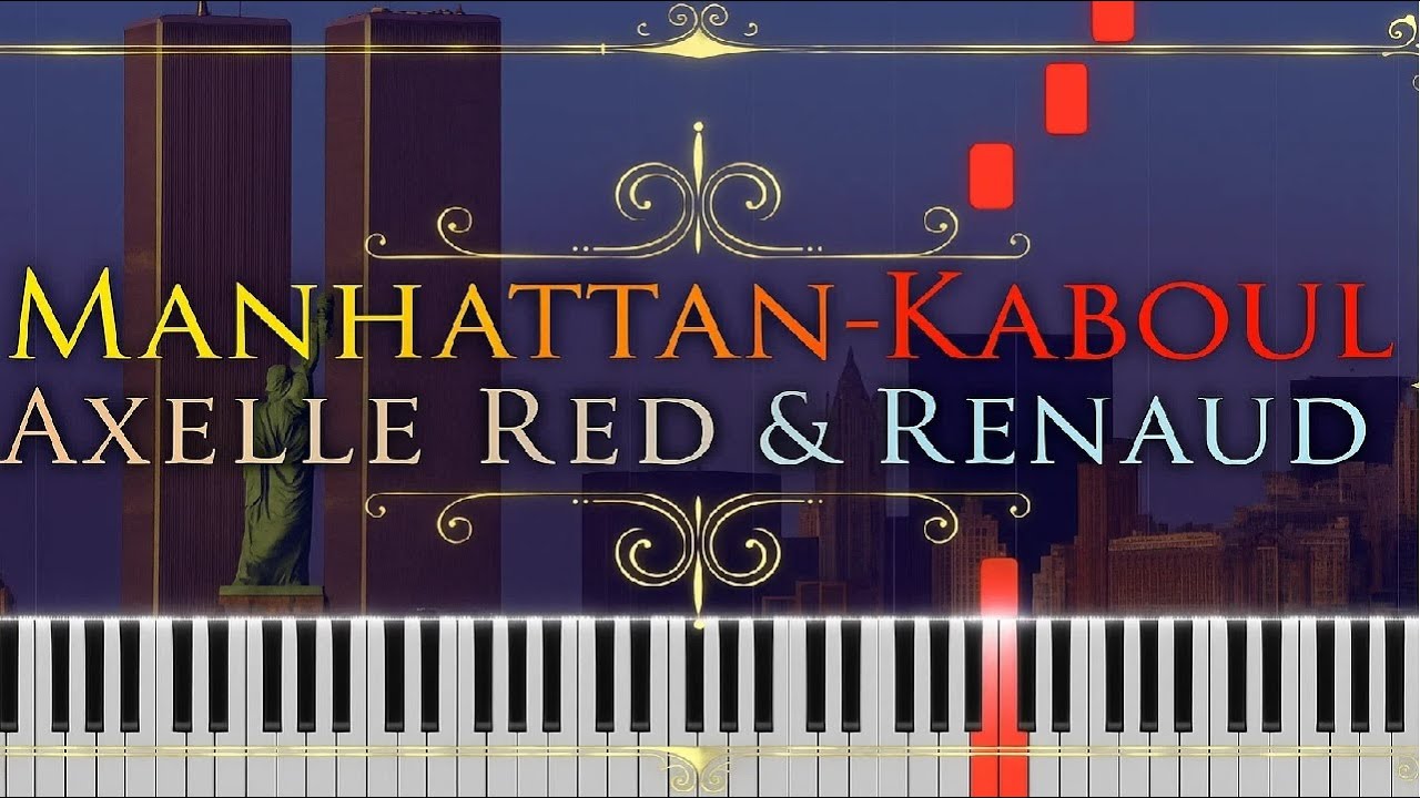 Manhattan Kaboul Renaud & Axelle Red Piano Synthesia Tutorial