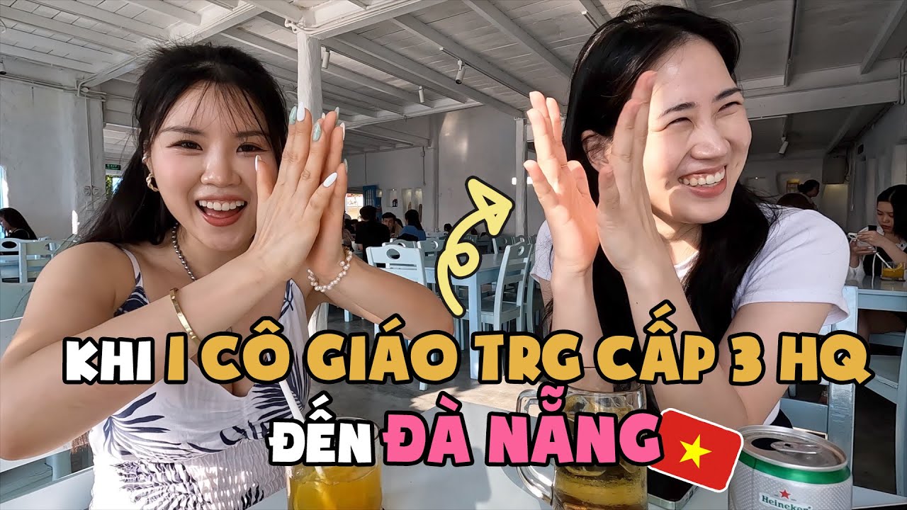 🇻🇳Reaction của cô giáo dạy mỹ thuật ở trg cấp 3 HQ khi đến Đà Nẵng