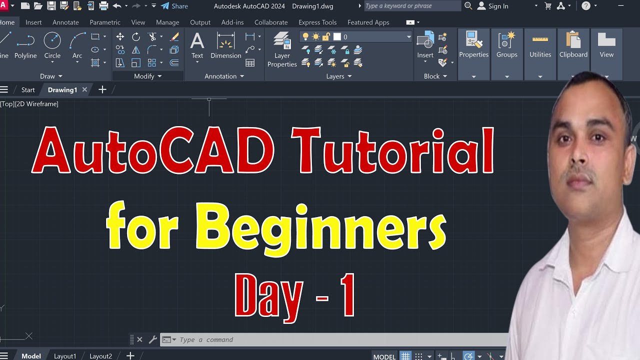 AutoCAD First Day Tutorial | AutoCAD Introduction | AutoCAD Basic To Advance Tutorial in Hindi |