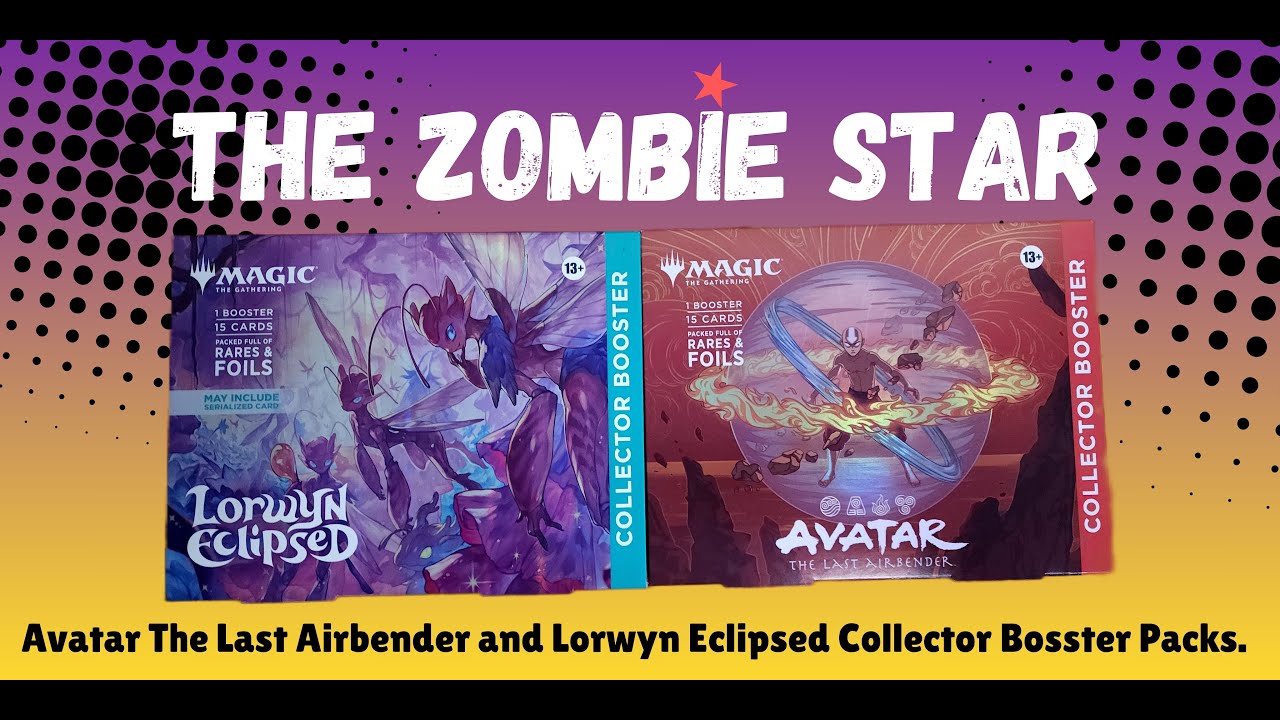 Magic The Gathering   Avatar The Last Airbender and Lorwyn Eclipsed Collector Booster Packs