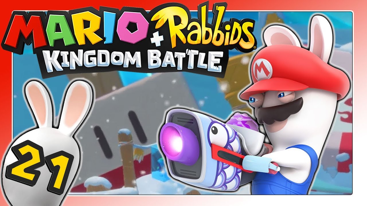 MARIO + RABBIDS KINGDOM BATTLE 🐰 #21: Kämpfen und Rätseln auf dem eisigen Sorbet-Berg