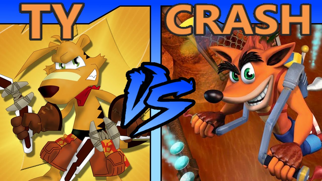 FICTIONAL FIGHTS - Ty the Tasmanian Tiger VS Crash Bandicoot