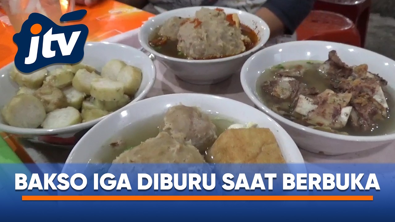 SENSASI PEDAS SAAT MAGRIB, BAKSO IGA DIBURU SAAT BERBUKA