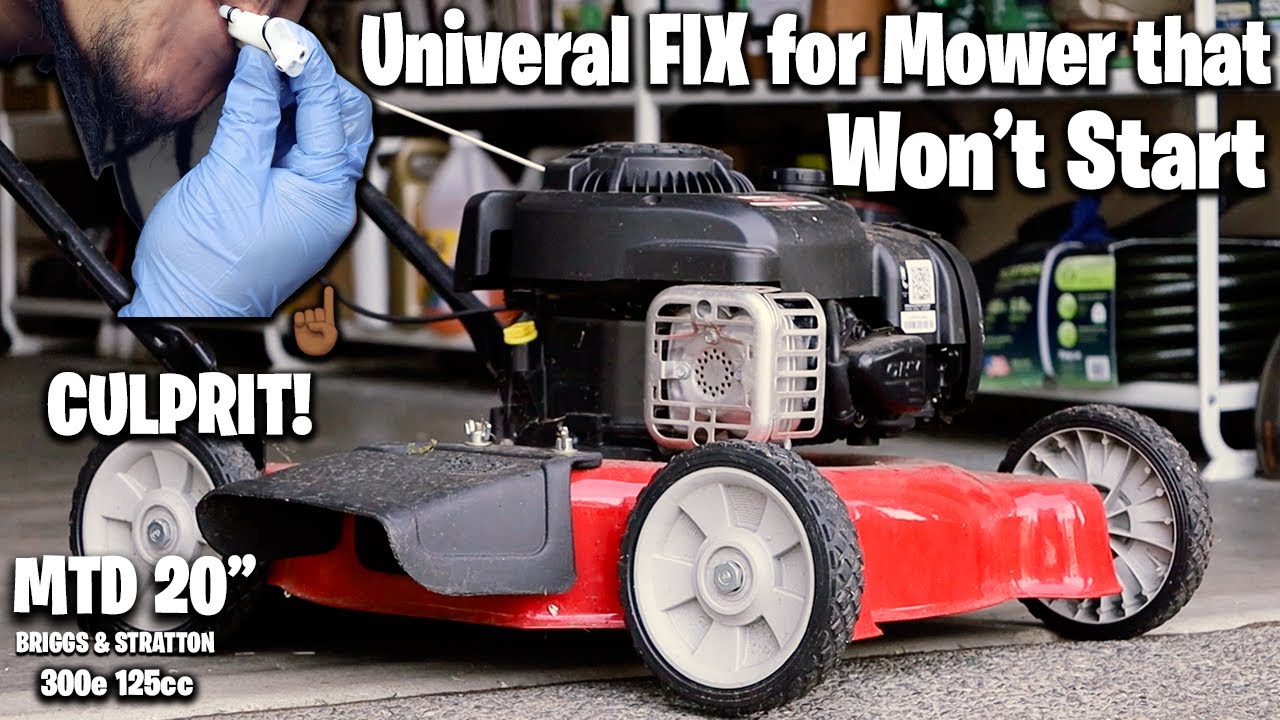 Mtd 20 inch lawn mower carburetor repair briggs and stratton 300e carb cleaning Results at the end!