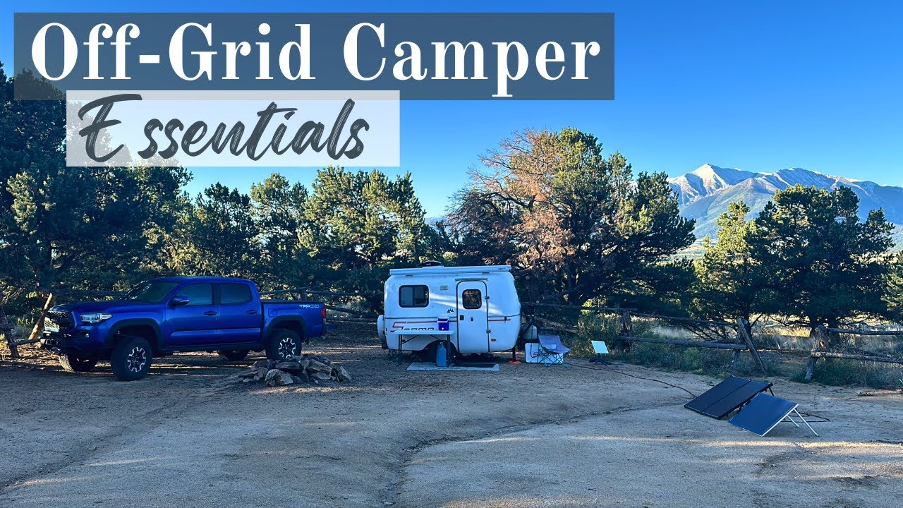 23 Essential Things I Love for Off-Grid Camping // 13ft Scamp Travel Trailer