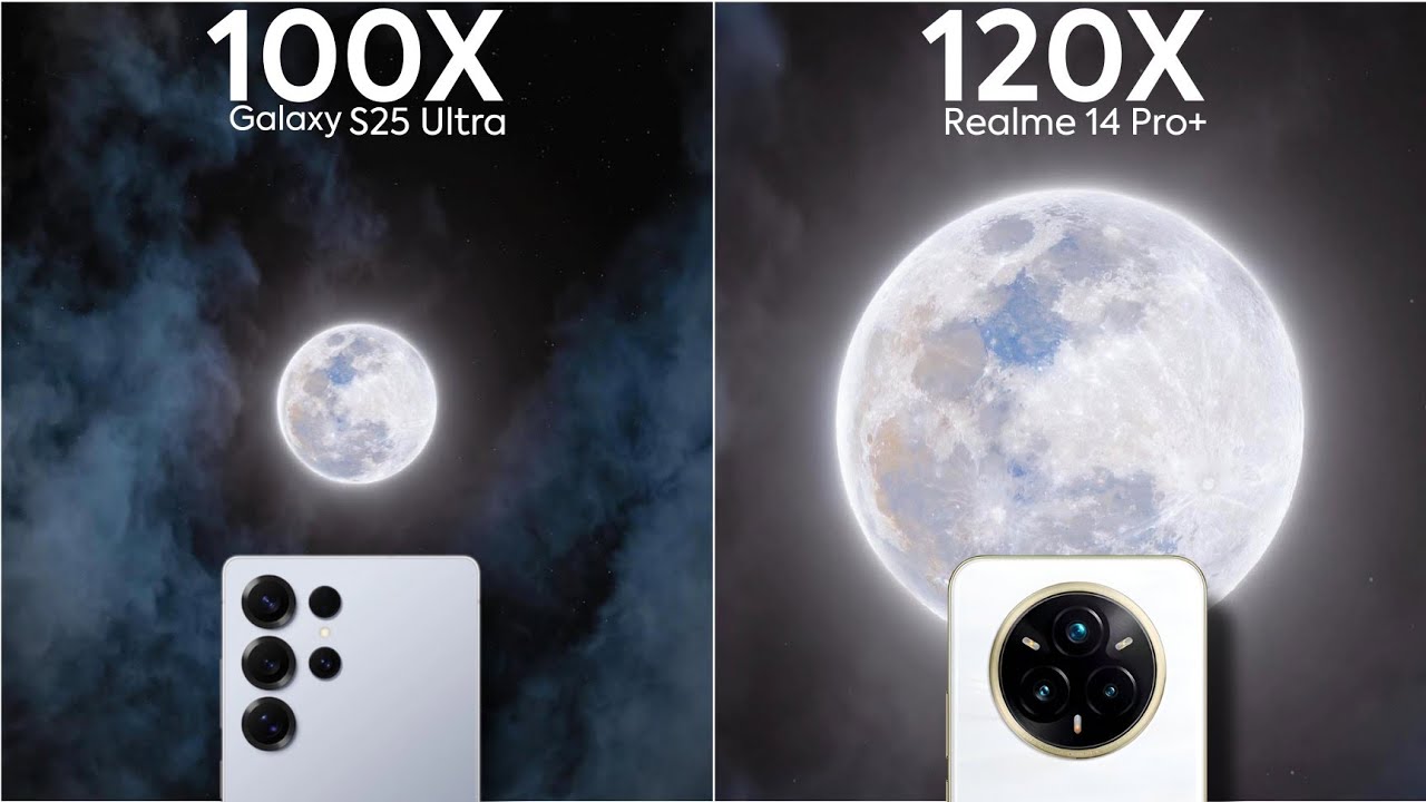 Samsung Galaxy S25 Ultra vs Realme 14 Pro Plus Live Zoom Test Comparison