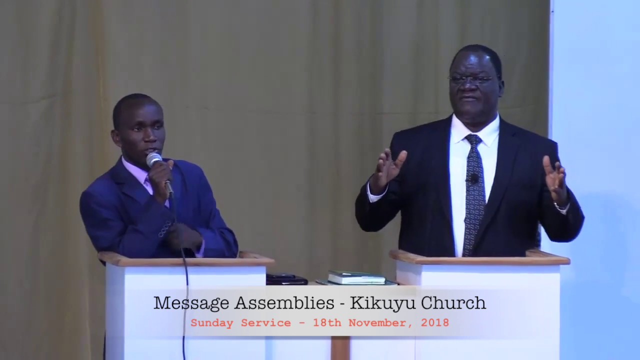 Sunday Sermon 18th November, 2018