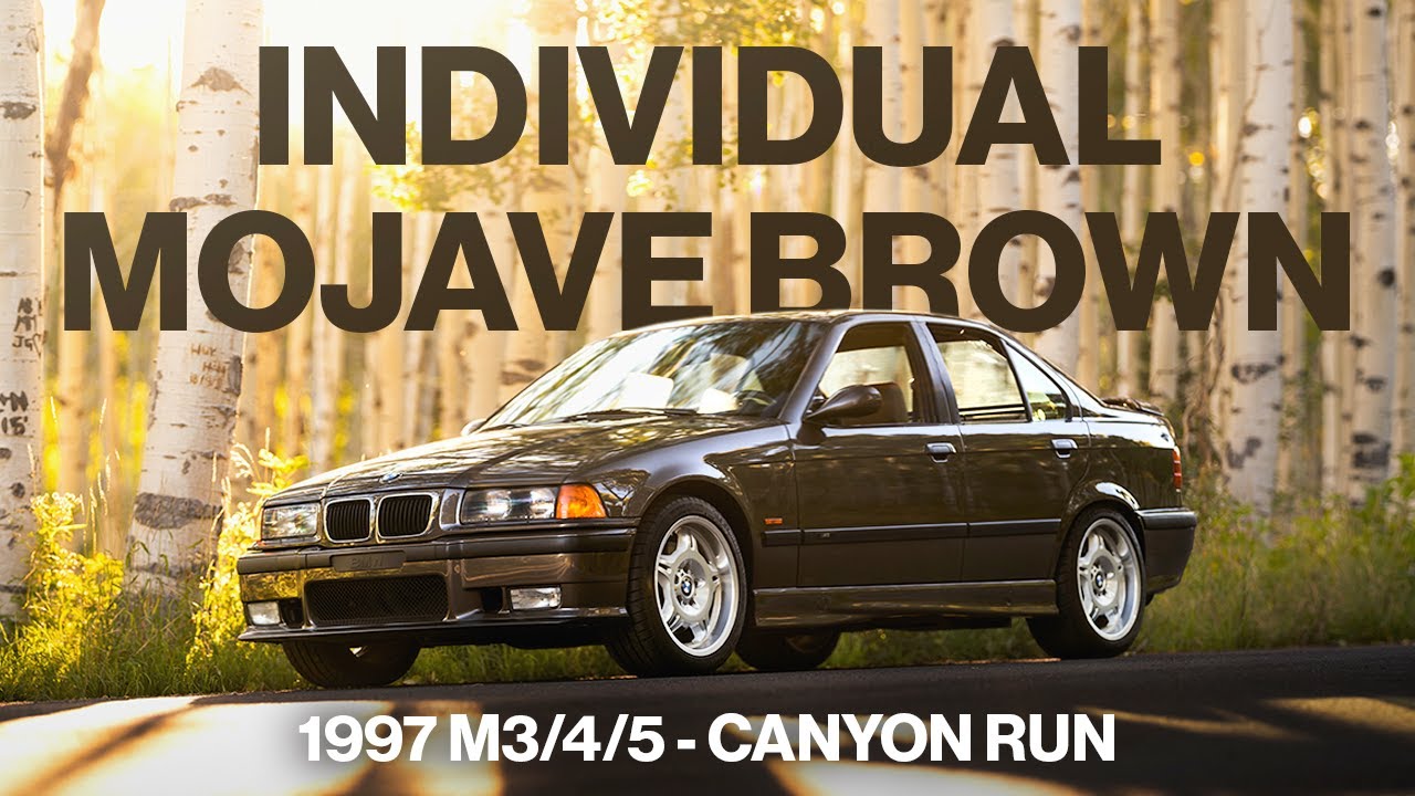 BMW E36 M3 Individual Mojave Brown - Canyon Run