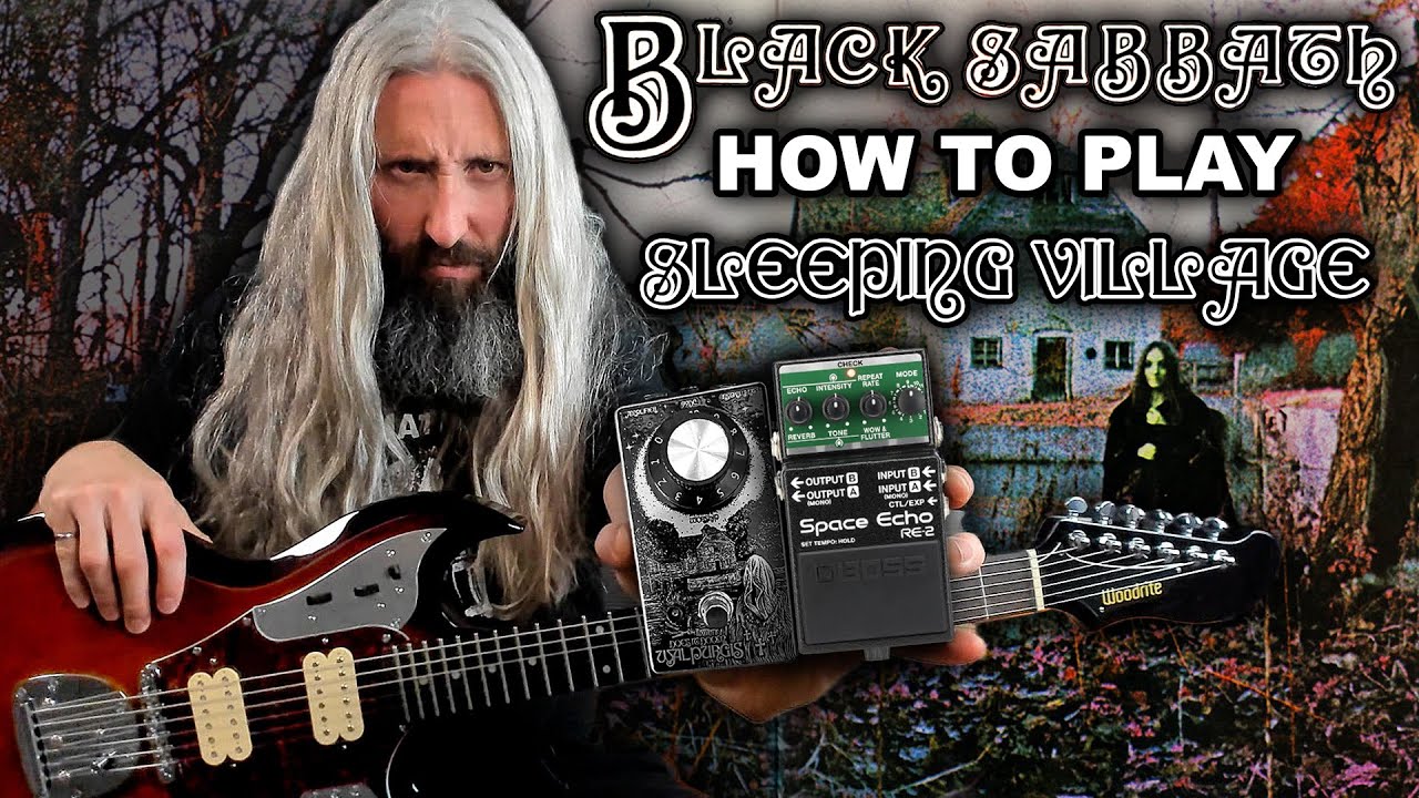 Black Sabbath Sleeping Village Guitar Lesson