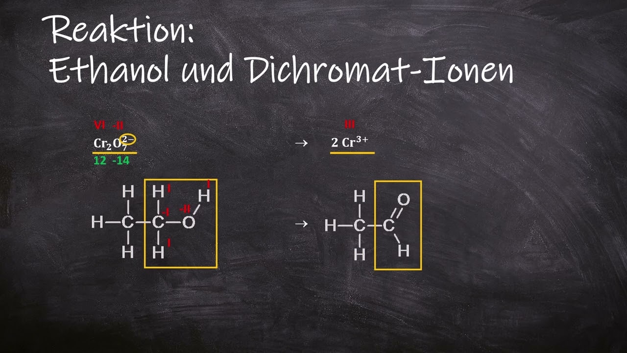 Redoxgleichungen in der Organischen Chemie aufstellen und ausgleichen I Doc G Science