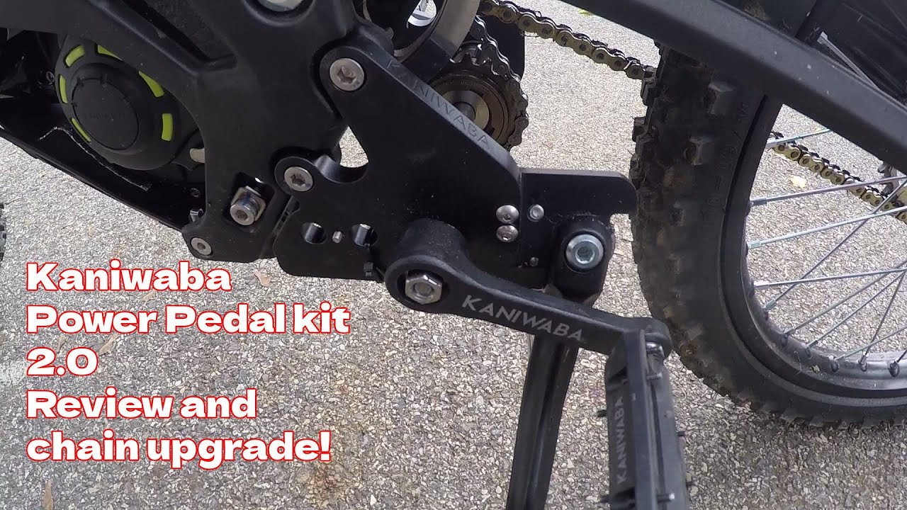 Kaniwaba 2.0 Power Pedal Kit for the Sur-Ron X