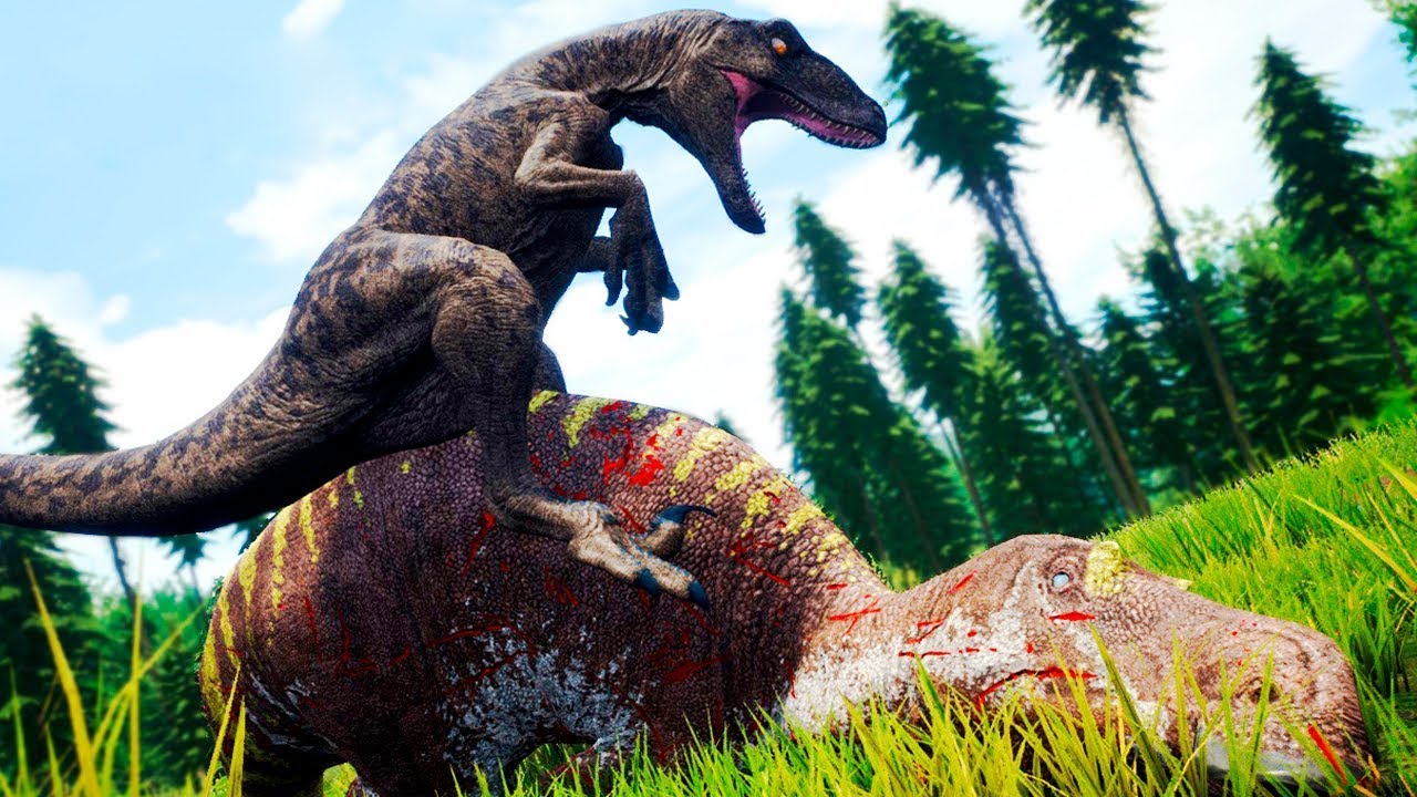 Sociedade Caçadora dos Utahraptores! EXTERMÍNIO DOS PACHY! CARCAÇA PERDIDA | The Isle | (PT/BR)