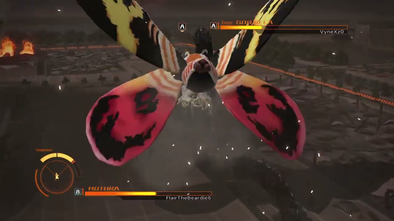 Godzilla Ps4/5 Online: Mothra Vs Heisei Godzilla