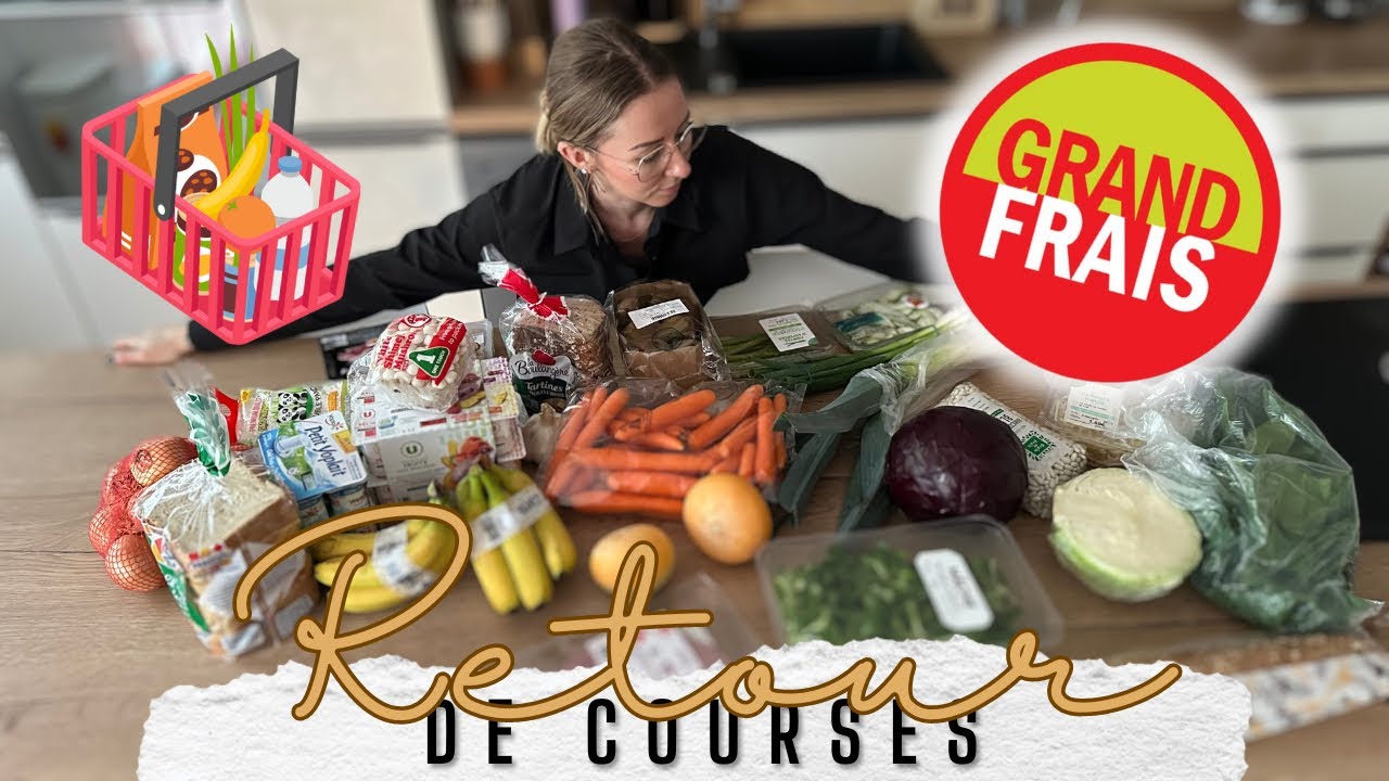 ✨VLOG✨ RETOUR DE COURSES GRAND FRAIS !