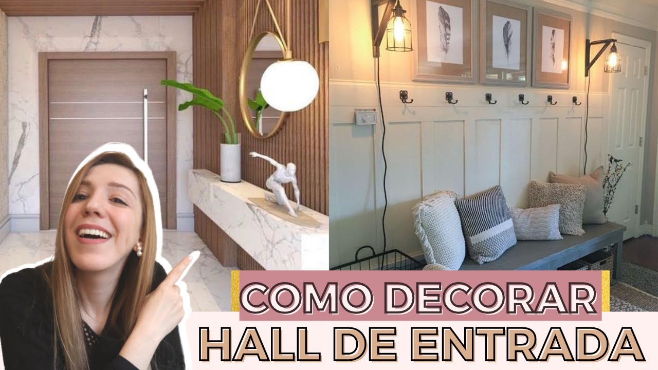 Como decorar HALL DE ENTRADA pequeno ou grande | Ideias para CASA ou APARTAMENTO