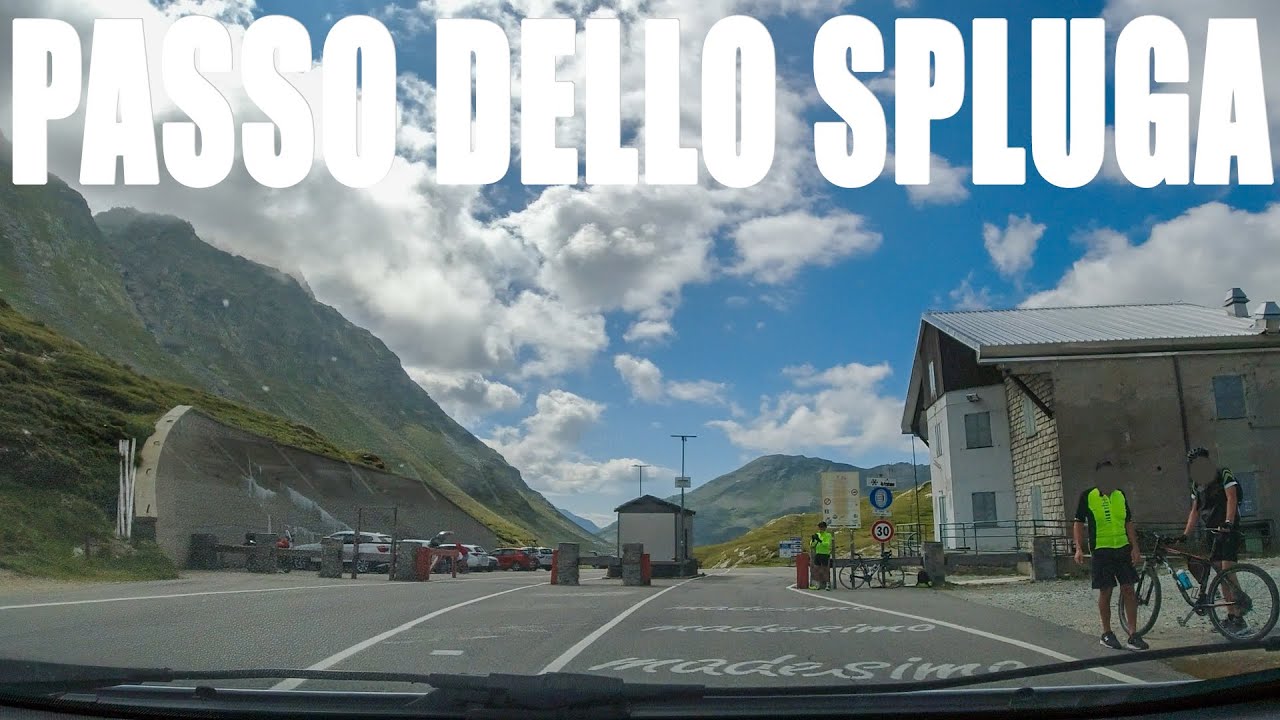 Passo dello Spluga - Splügen to Chiavenna - Switzerland to Italy 🇨🇭🇮🇹