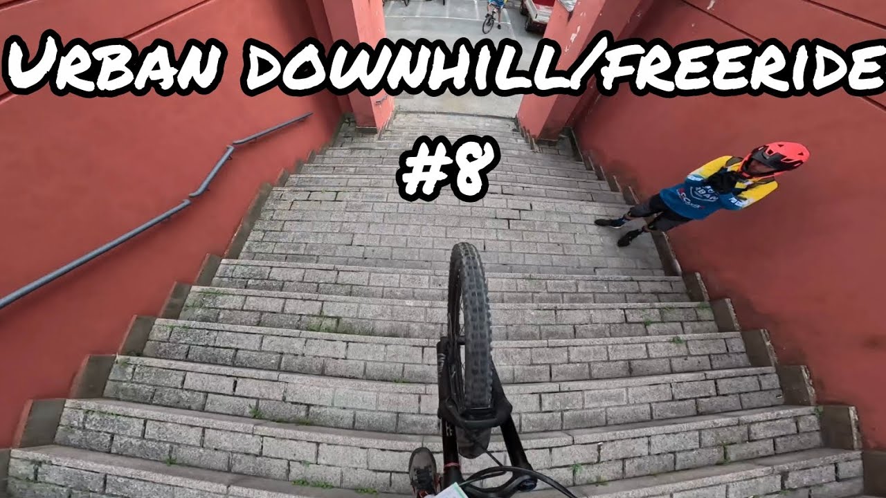 Urban downhill/freeride #8 Getting faster and faster 