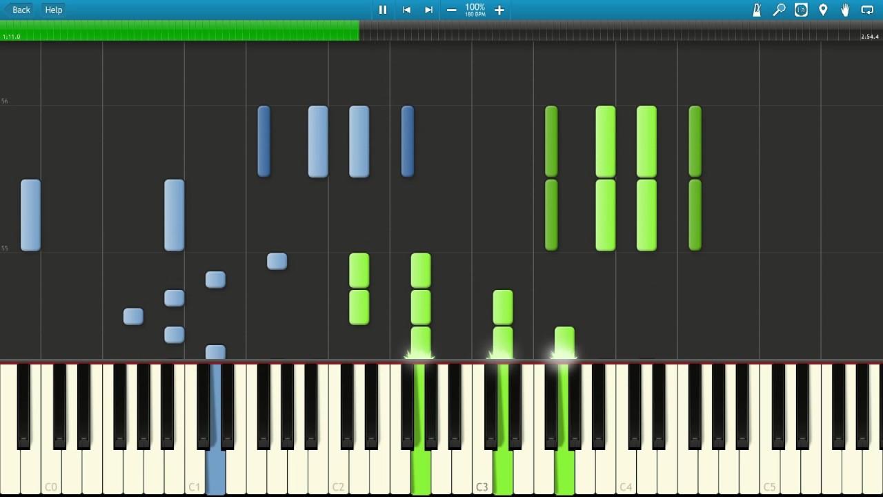 Dota 2 Reborn (Main Menu Theme) - Piano Synthesia Tutorial