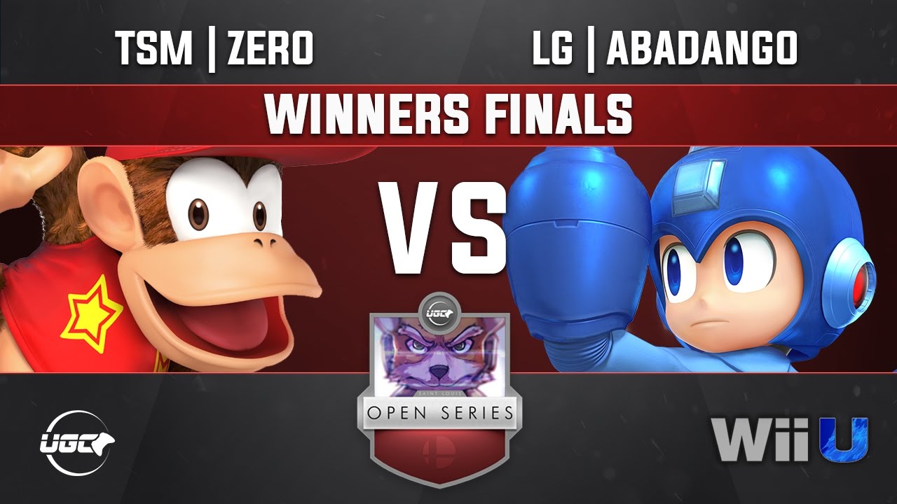 UGC Smash 4 WINNERS FINALS  - TSM | ZeRo (Diddy Kong) vs LG | Abadango (Mega Man, Mewtwo)