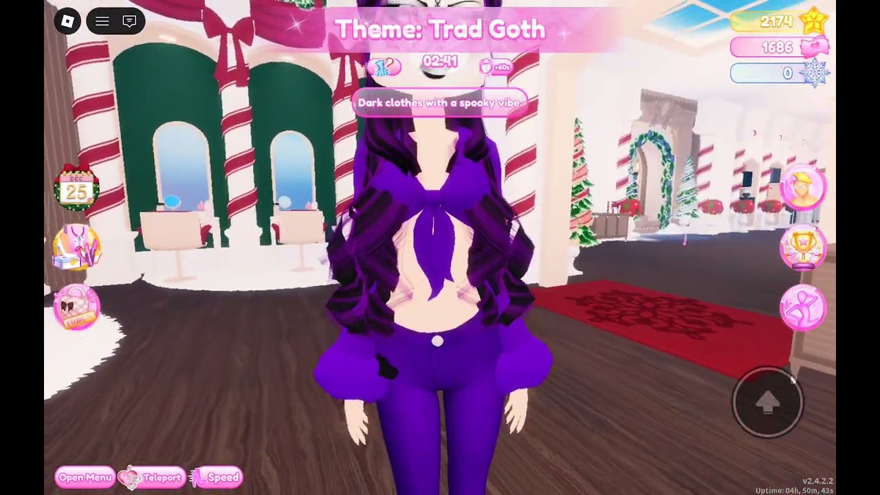 Παίζω dress to impress αλλά ντυνομαι  μόνο με μωβ