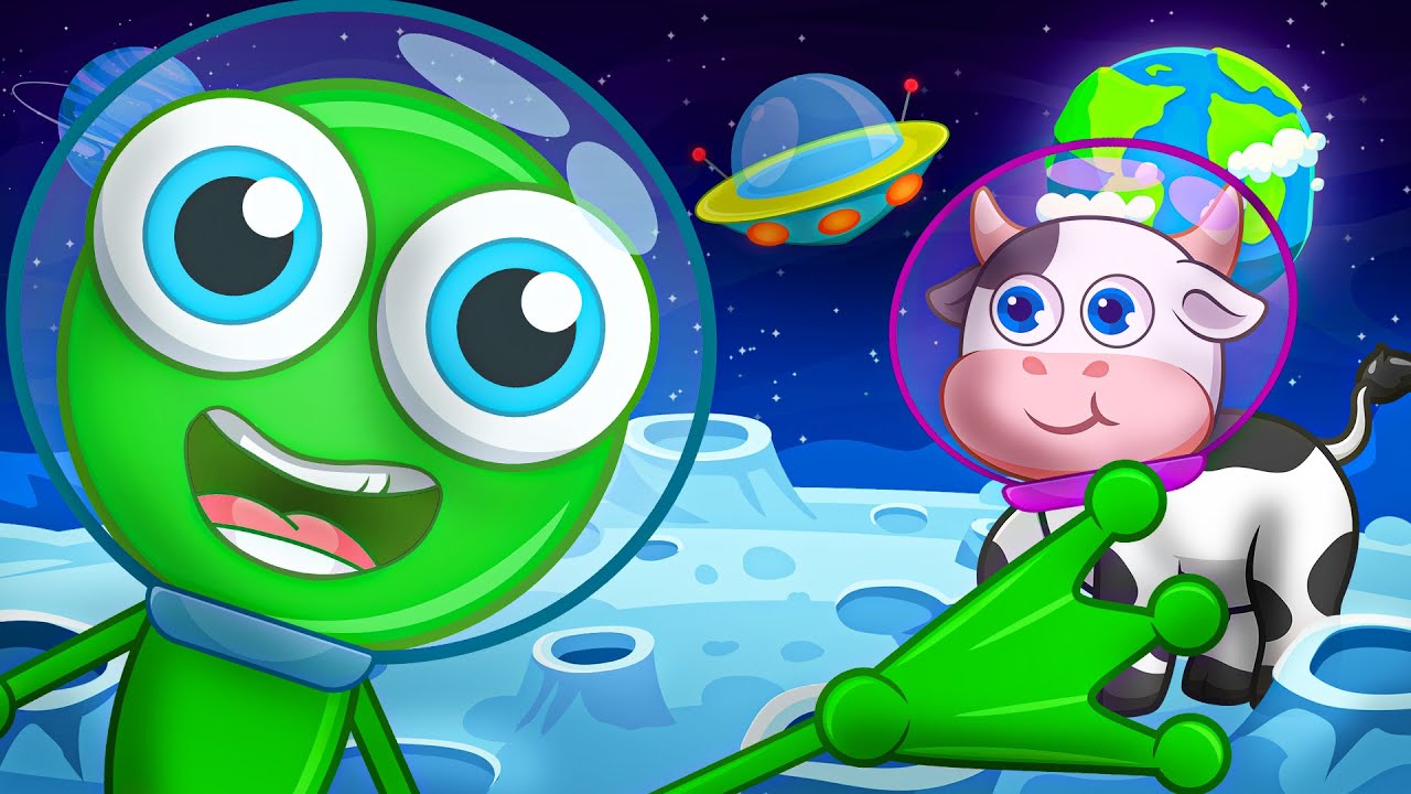 Kosmo Żabka i Kr&oacute;wka Muuwka Lecą w Kosmos! 🛸✨ | Najlepsze Piosenki dla Dzieci - Dziecięce Przeboje