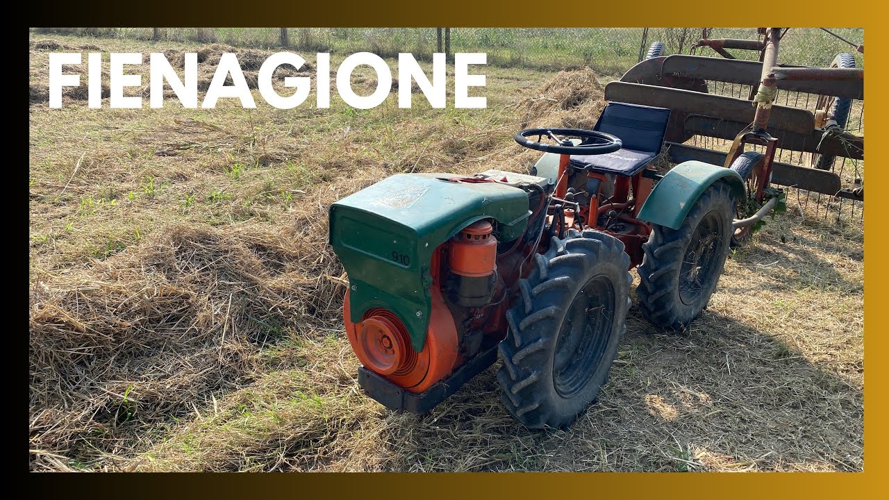 RANGHINATURA FIENO e STOCCHI di SORGO - PASQUALI e RANGHINATORE OLD STYLE
