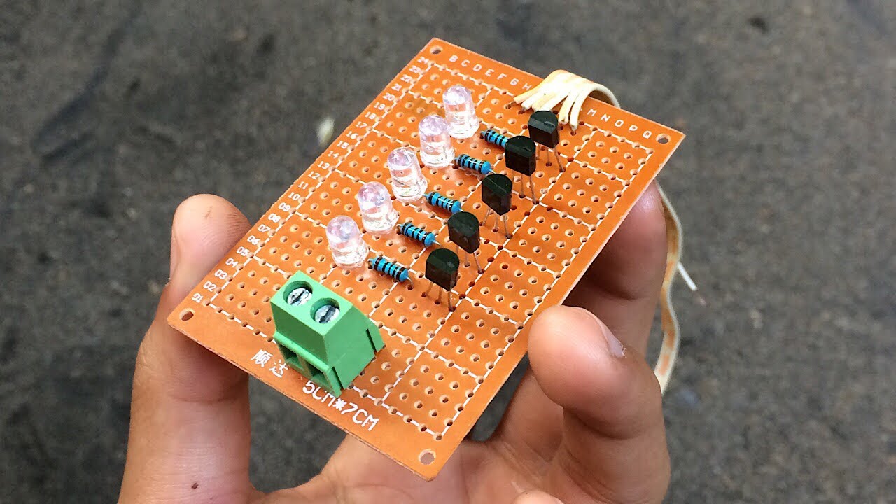 How to Make a High Quality Water Level Indicator | 5 Levels in a PCB