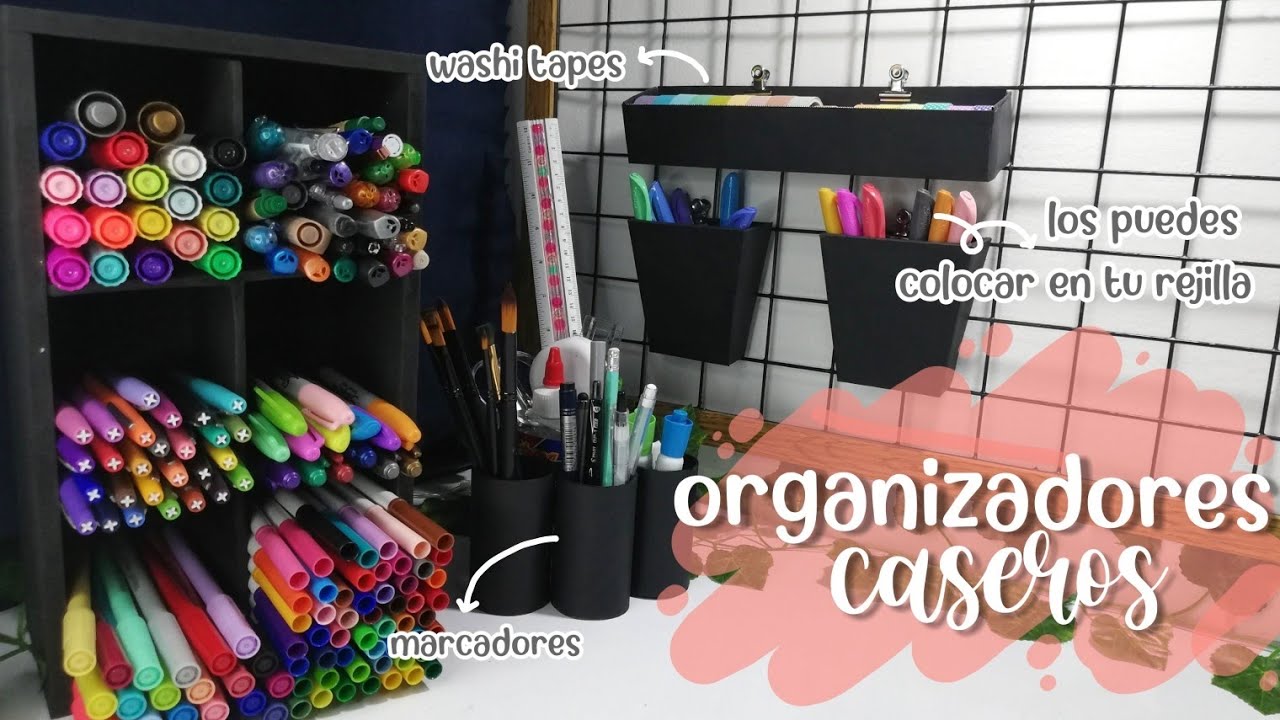 ORGANIZADORES CASEROS fáciles para escritorio | Brilliant Notes
