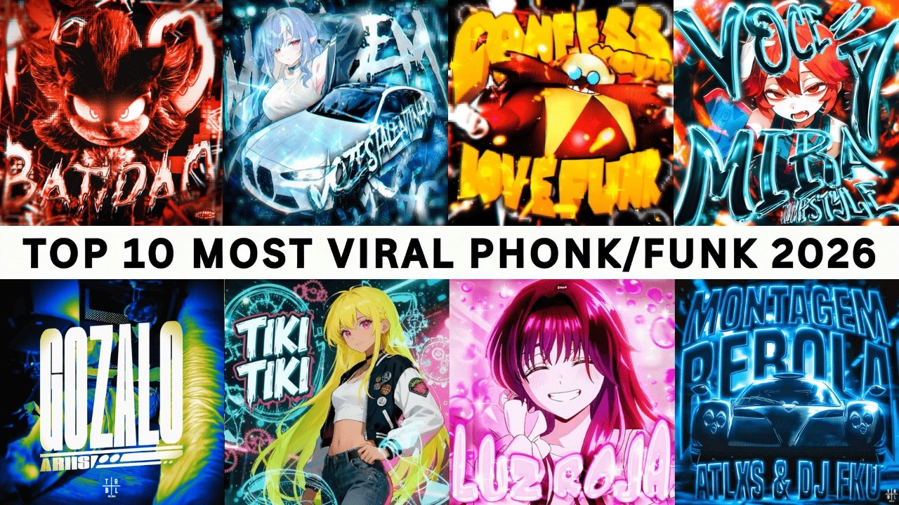 TOP 10 MOST VIRAL PHONK/FUNK 2026 🎵
